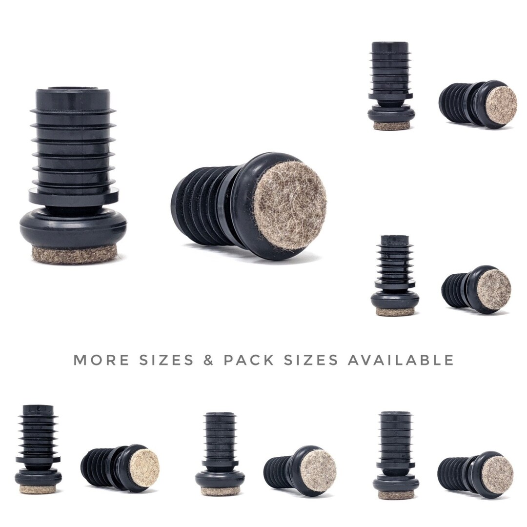 Round Felt Chair Feet Inserts Made in Germany Etsy