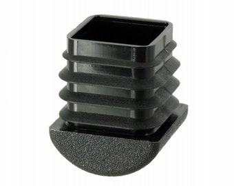 Domed Square Plastic End Caps (Available in 25x25mm & 30x30mm) - Made In Germany