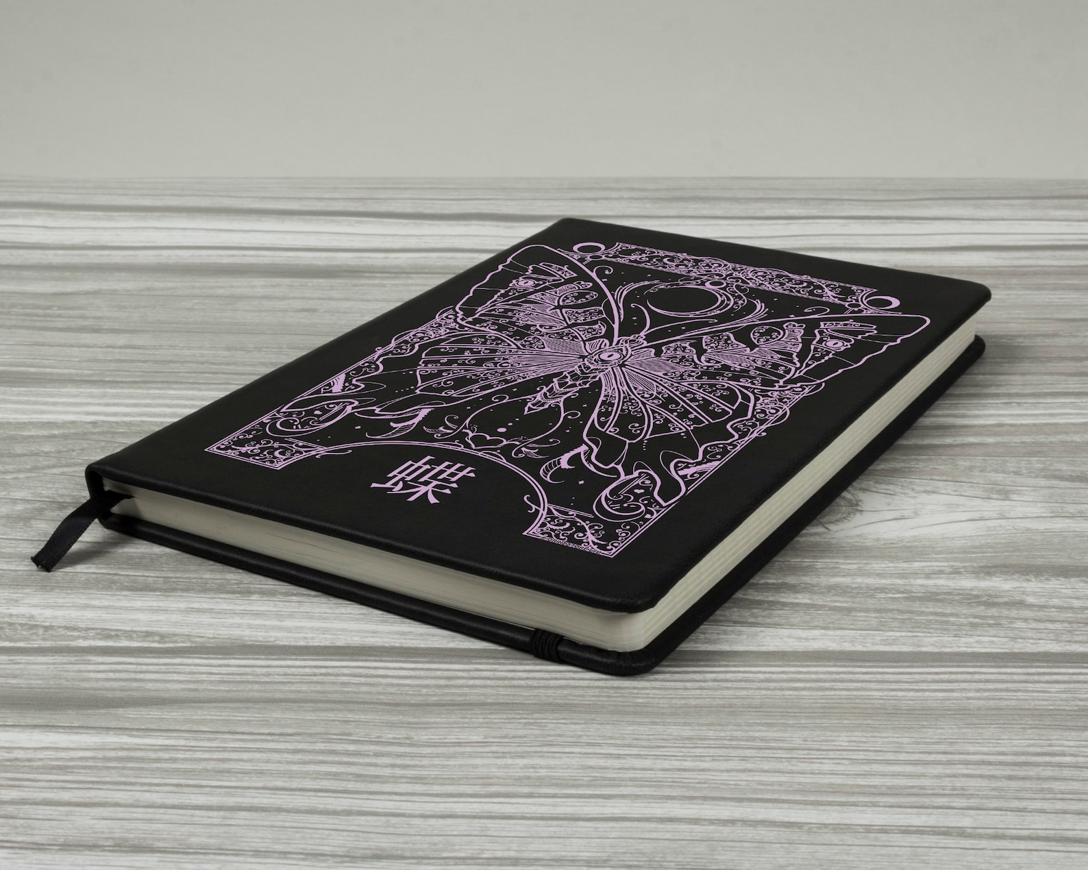 Cryptic Notebook Cryptic Butterfly Black A5 Hard Cover Notebook - Etsy