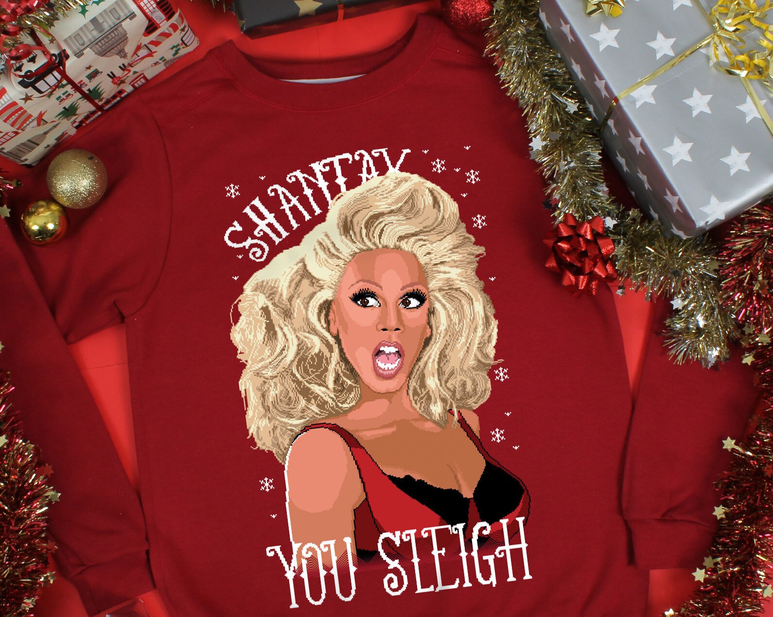 Drag queen christmas clearance jumper