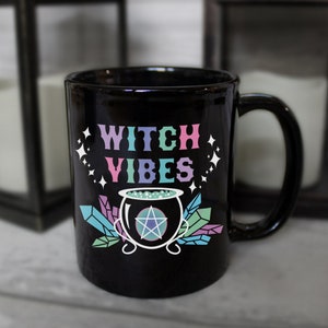 Witch Vibes Black Mug