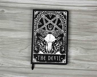 Deadly Tarot - The Devil Black A5 Hard Cover Notebook