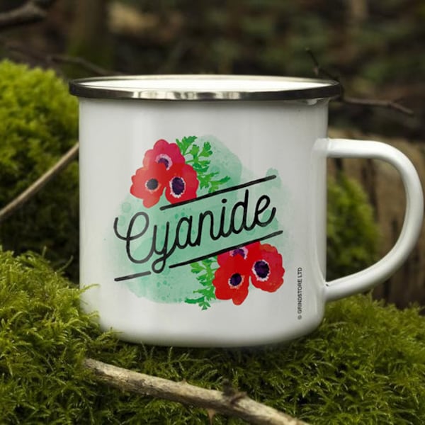 Cyanide Enamel Tin Mug