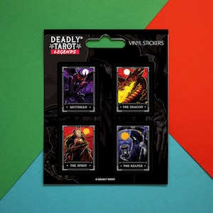 Deadly Tarot Legends Vinyl Sticker Set