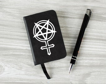 Feminist Goth Mini Black Notebook