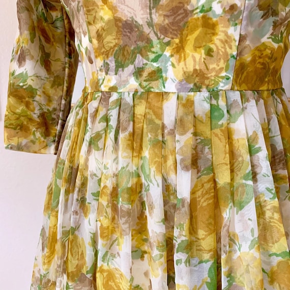 Fall floral 50s Dress fit n flare - image 5