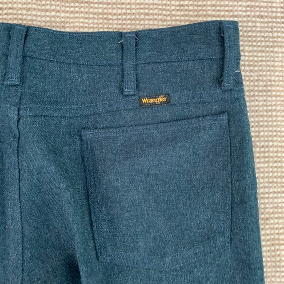 Vintage 70s blue poly blend Wranglers like Deadsto