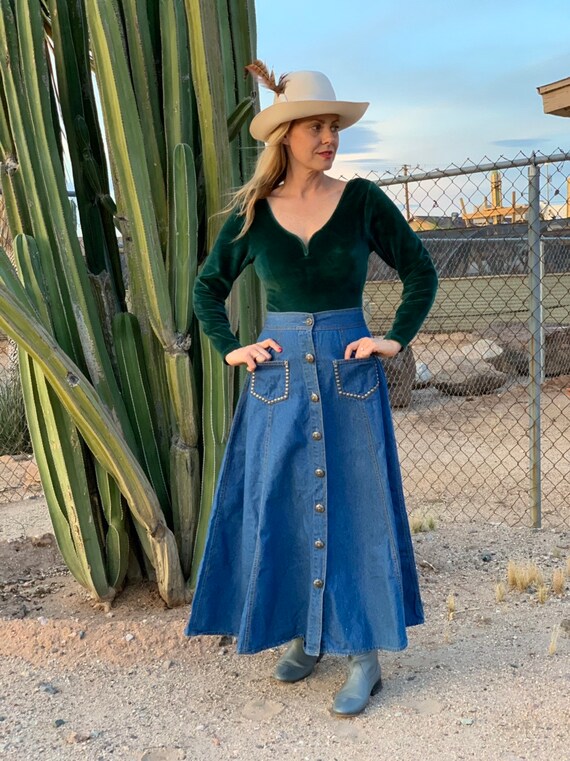 western maxi dress