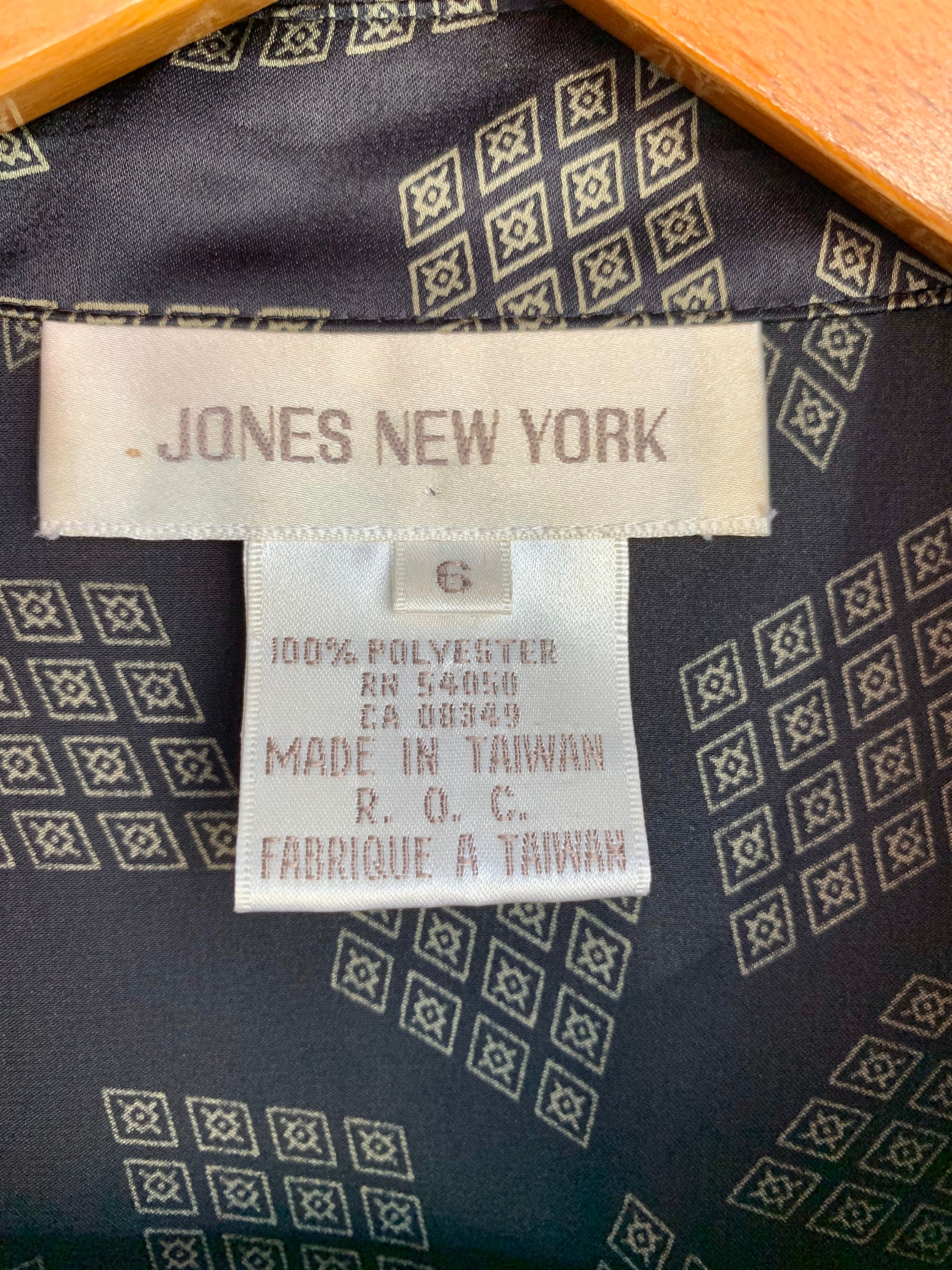 Jones New York Office Style Peplum Blouse S | Etsy