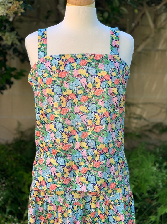 70s Floral Two Piece Set