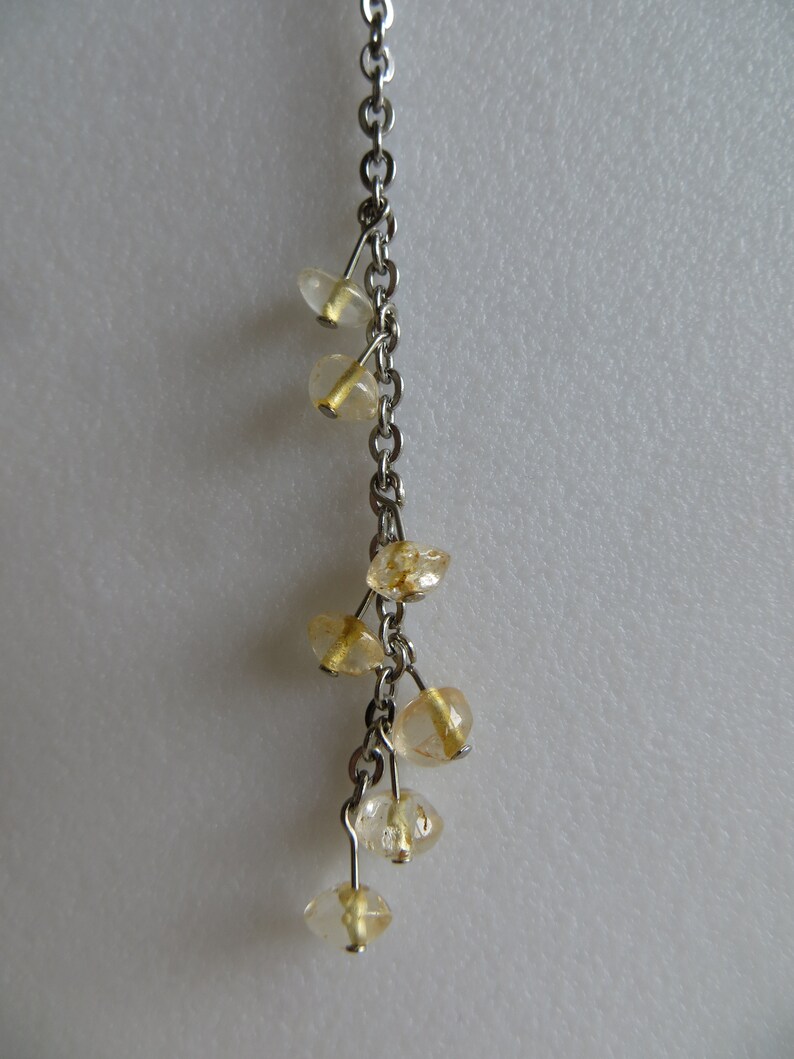 rainbow module Y-necklace