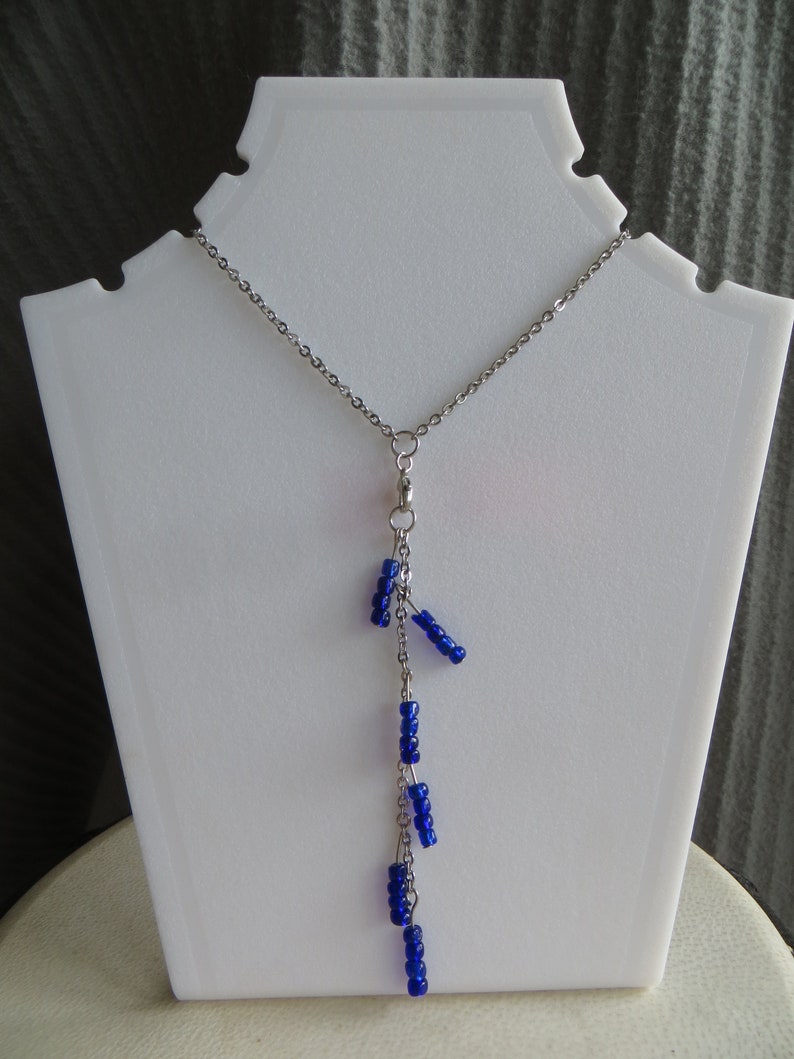 rainbow module Y-necklace
