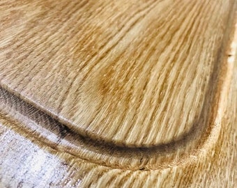 Bespoke Oak Carving Board - With Juice Lip