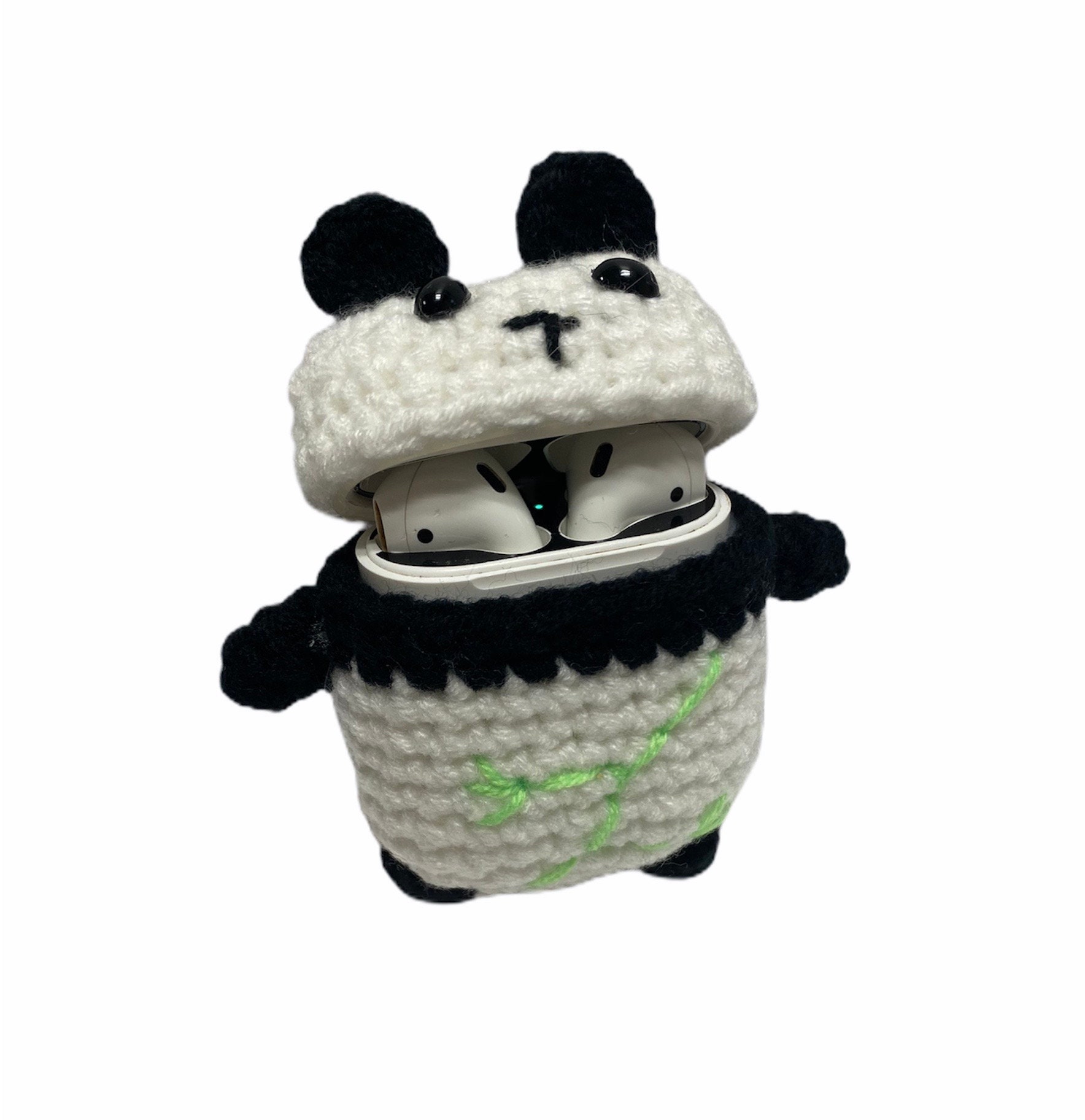 Panda Airpod Case Compatible With Airpod 1 & 2 Cute Knit - Etsy UK