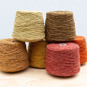 Kilcarra Tweed - 100% Schurwolle - on Cone - Shades of yellow