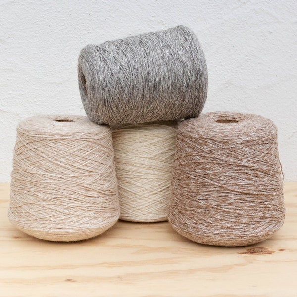 Baby Cotton - Baby Alpaka/Biobaumwolle - 50g oder 100g - Beige- und Grautöne