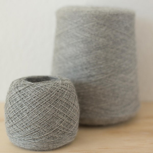 100% Baby alpaca / Alpaca Lace weight Yarn - Shades of grey