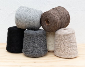 Tuna - Alpaca/Merino Wool/Polyamide - 50g or 100g - Shades of beige and grey