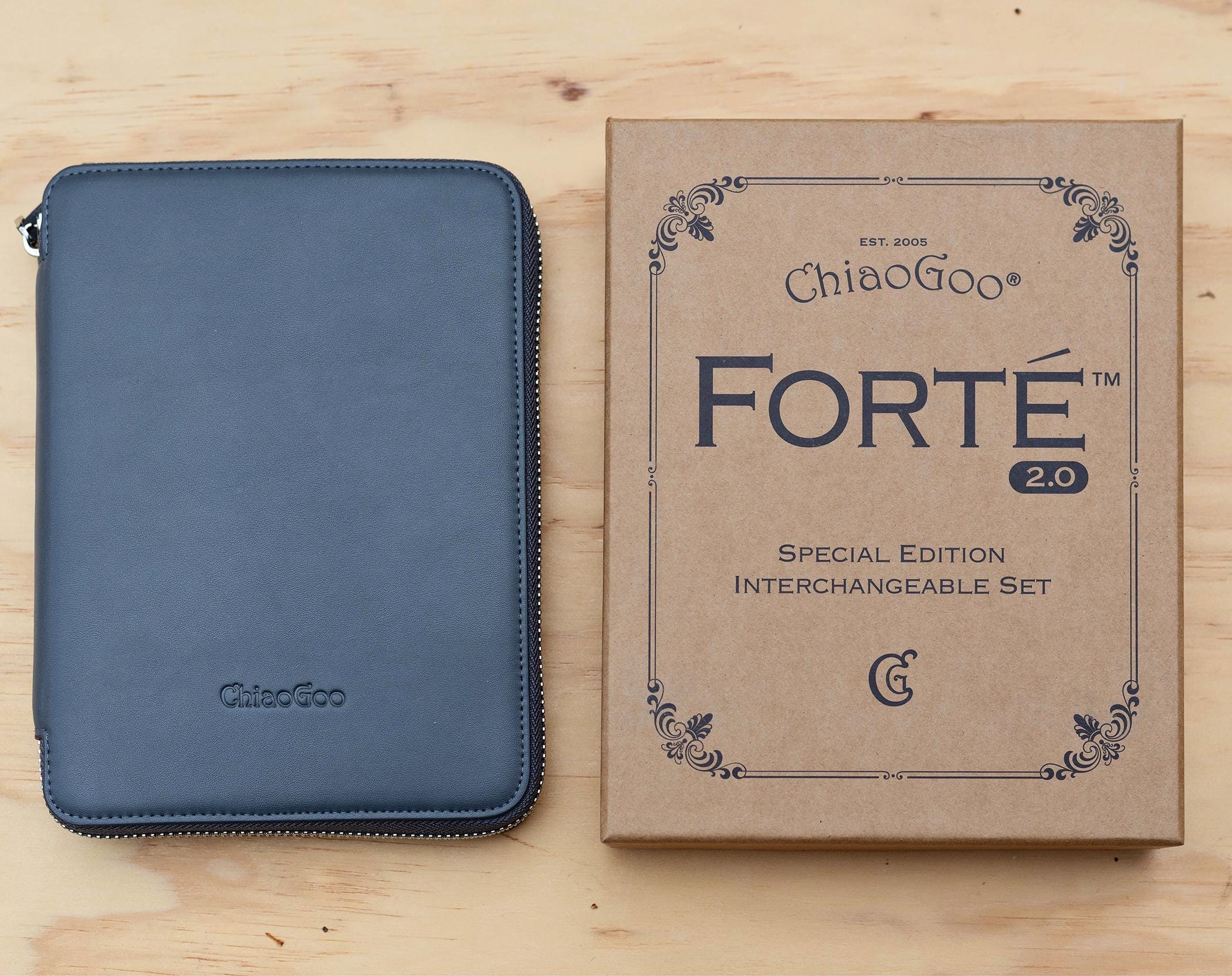 ChiaoGoo Custodia Accessori In Rete Nera – 17x13 Cm – Porta Ferri E Uncini Per Maglia E Uncinetto