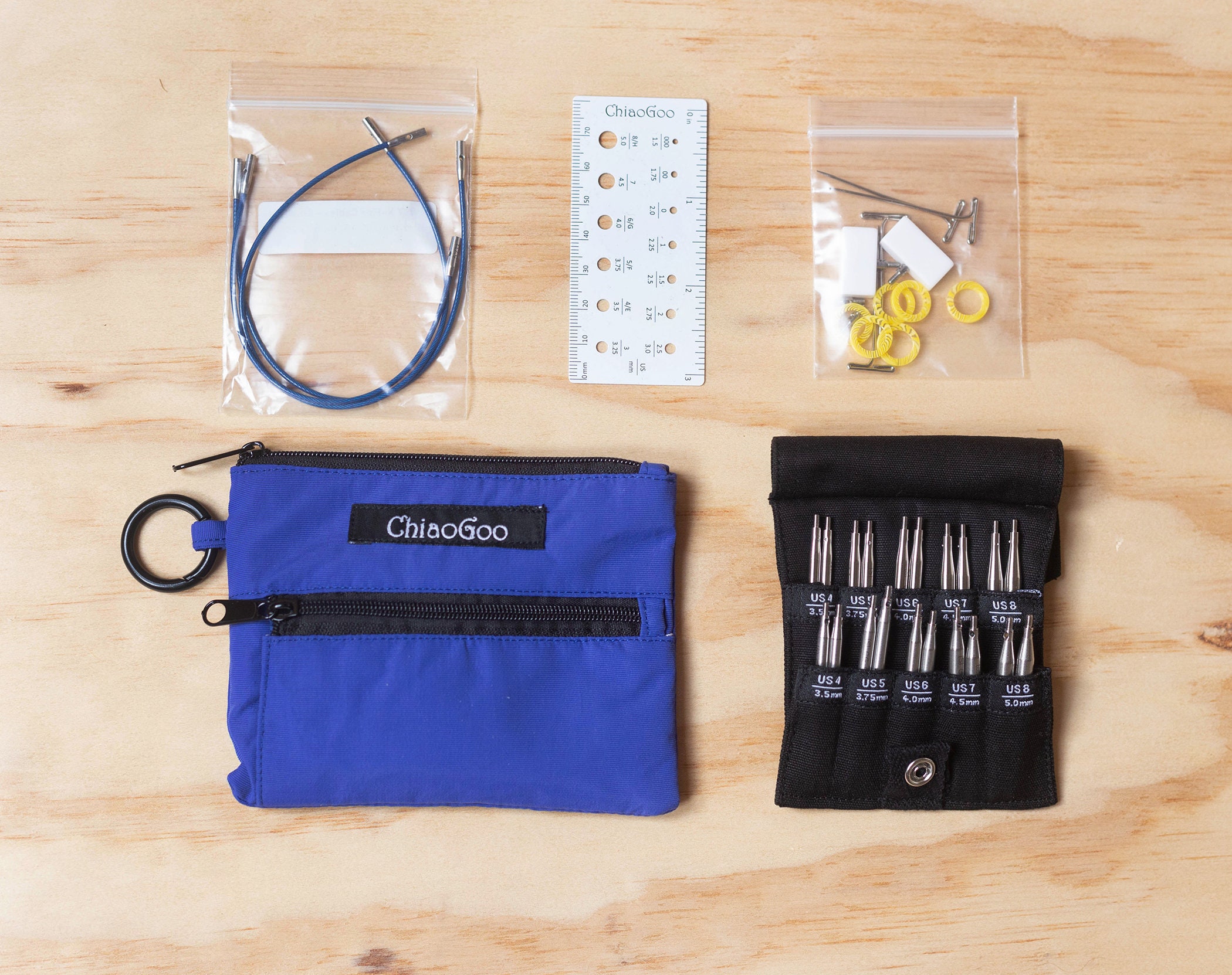 Chiaogoo Needles Shorties Set 5cm & 8cm Red/blue/yellow Etsy Canada