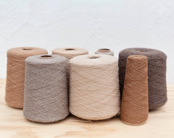 Hilo 100% Baby Alpaca / Alpaca Lace Weight - Tonos beige