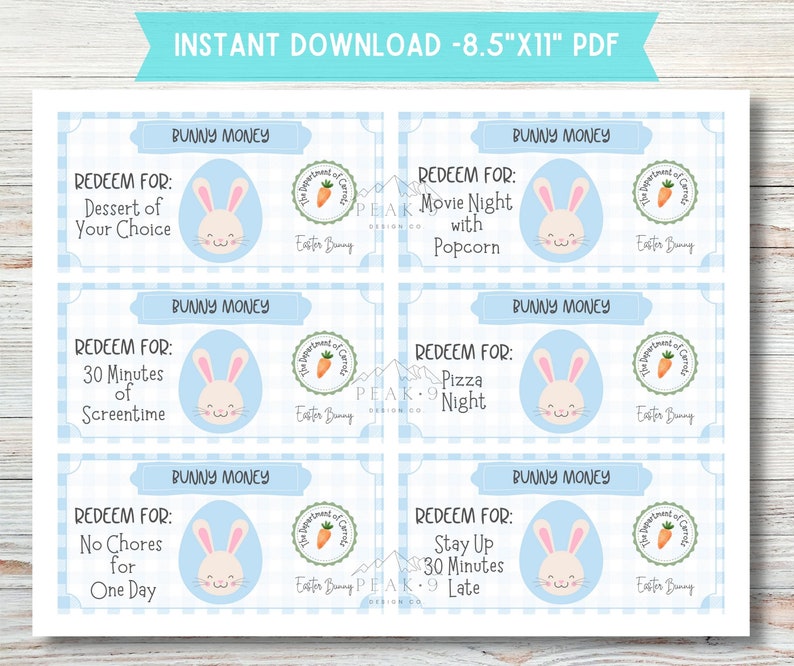 Letter From Easter Bunny Printable | Bunny Money Printable | Easter ...