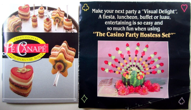Le Canape Professional Hors D/'Oeuvre Maker New Vintage 1991 Set