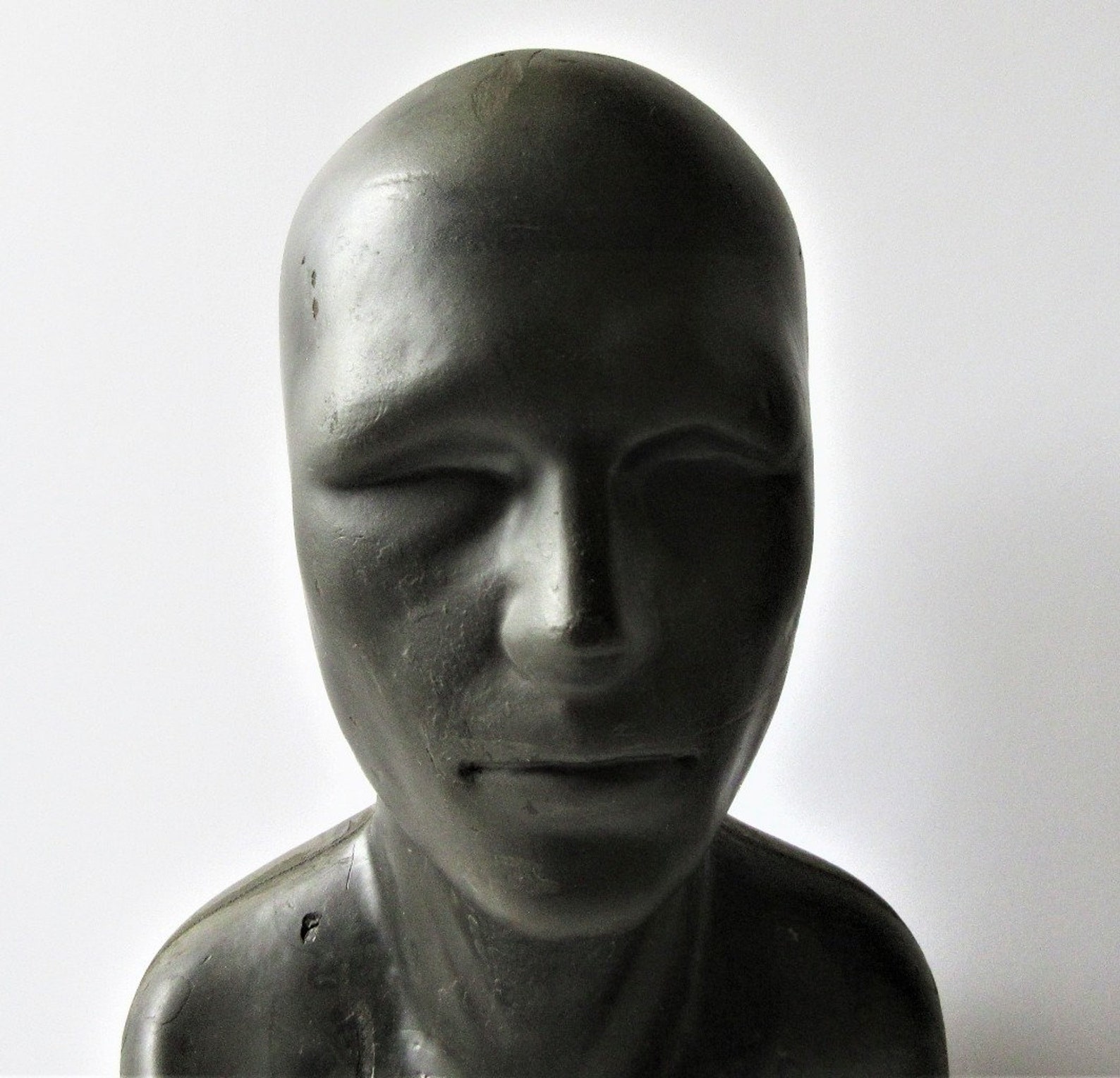 Black Foam Male Display Head for Mask CFX Sculpting Armature Etsy