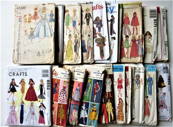 barbie doll patterns for sale