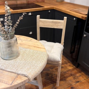 Rustic Dining Chair- Handmade Reclaimed Pine Farmhouse Chair- ROSE