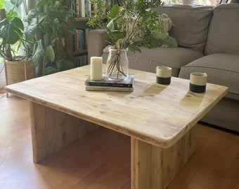 MANOR- Rustic Coffee Table Made From Reclaimed Wood