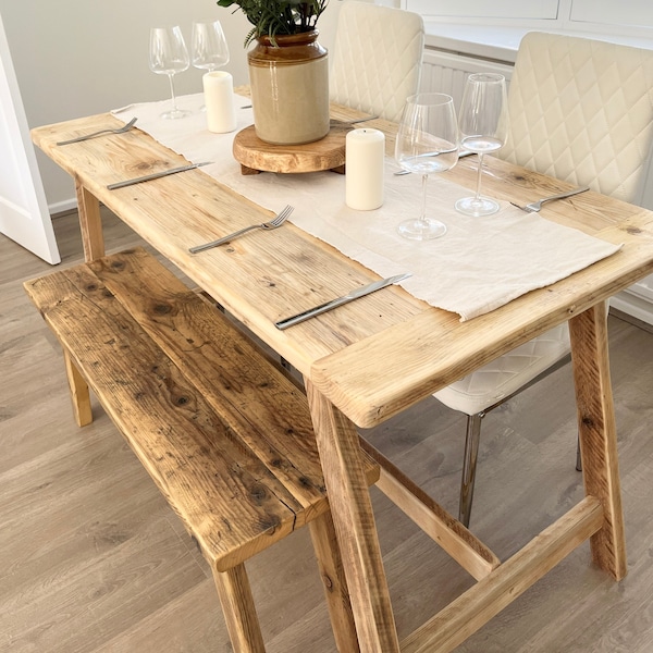 Small Rustic Wooden Table Etsy