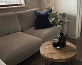 NORTHAM- Modern Rustic Reclaimed Wooden Round Coffee Table