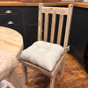 Rustic Dining Chair- Handmade Reclaimed Pine Farmhouse Chair- WILLIAM