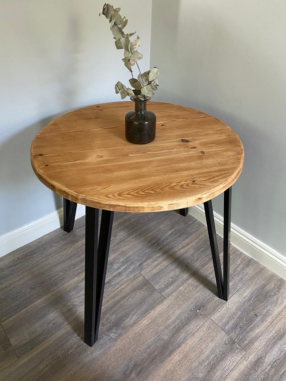 Root Rustic Round Dining Table Made, Rustic Solid Wood Round Dining Table