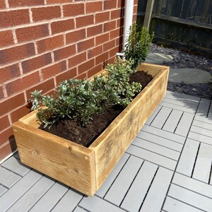 Rustic Garden Planter-herb Box-garden Trough-window Box- ITCHEN - Etsy