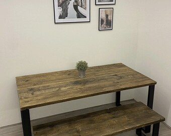 Ellison dining table best sale and bench set