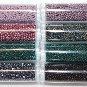 Vintage Czech Charlotte Cut Seed Beads, 11/0 & 13/0, 8 To Choose From, Sold by 15 Gram Tube
