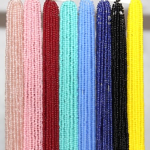 Vintage Rare 12/0 Czech Seed Beads, 8 Colors To Choose From, Sold By The Hank
