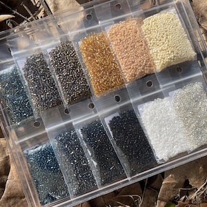 11/0 Japanese Miyuki Delica &quot;The Basics&quot; Variety Pack, 8 Grams Each of 13 Colors