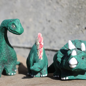 Handcrafted Peruvian Dinosaurs Figurines, 3 Styles To Choose From, One Piece Per Order