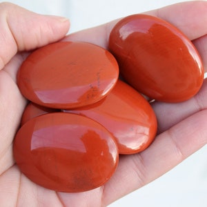 Red Jasper Cabochon 30x40x5mm, Sold by the Single Cabochon or by the Dozen