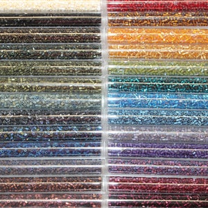 11/0, 8/0 Round MIYUKI Japanese Seed Beads - SILVER Lined