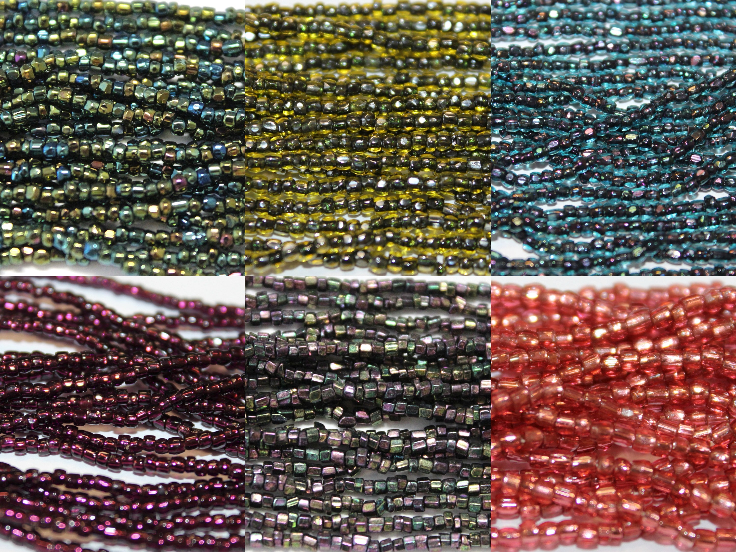 Vintage Czech 9/0 Three Cuts, 6 Color Options - Etsy Israel