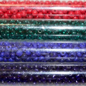 Vintage Français 6/0 Perles de graines, quatre couleurs au choix, vendues à l’once
