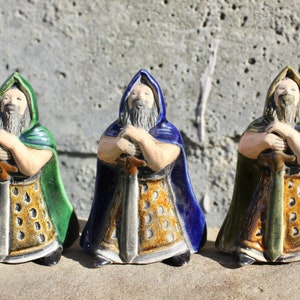 Handcrafted Peruvian Knight Of The Round Table Figurines, 3 Colors To Choose From, One Piece Per Order