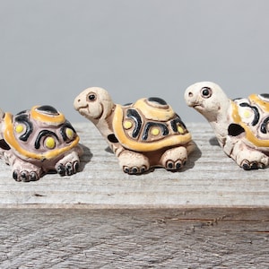 Peruvian Ceramic Turtle Beads, 19x16mm, Sold By The 10 Pieces