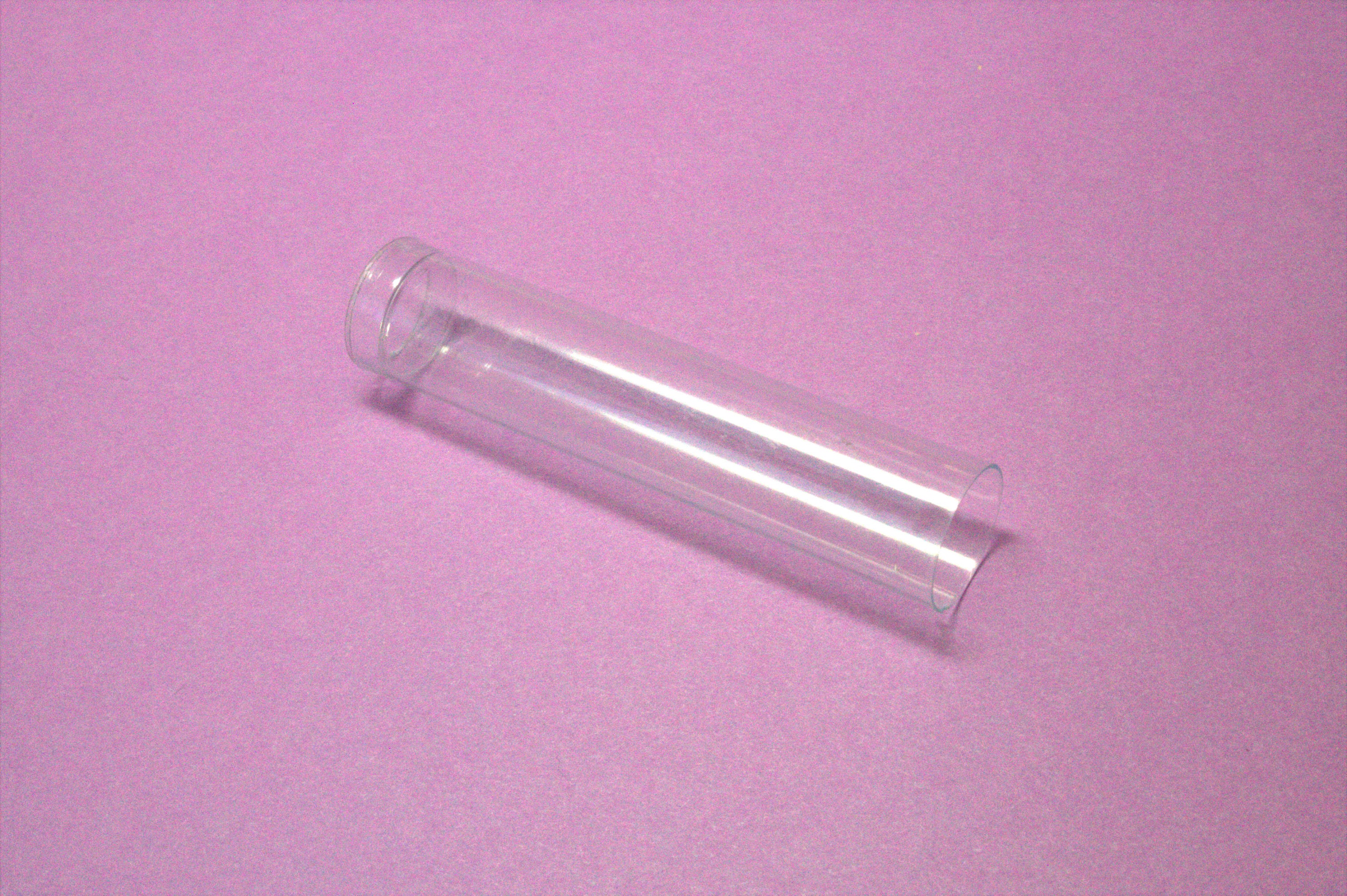 Clear Plastic Tubes With Tops 3 Sizes Available Sold by the Etsy