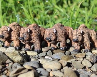 Handcrafted Peruvian Buffalo Figurines, One Piece Per Order
