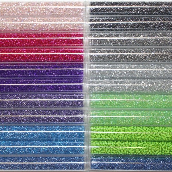 8/0 Japanese Seed Bead New Variety Pack, Northern Lights, 11 Colors, 2 Ounces Each, 30% Off